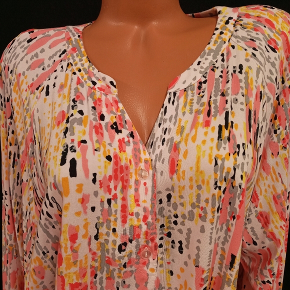 Cj Banks Womens 2x white top - Picture 5 of 10